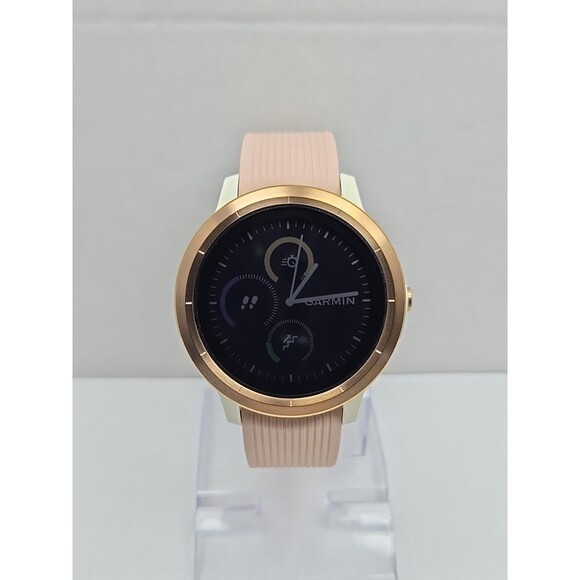 Garmin Vivoactive 3 GPS Smartwatch Rose Gold Bluetooth Heart Rate Swimproof 43mm - Picture 1 of 13